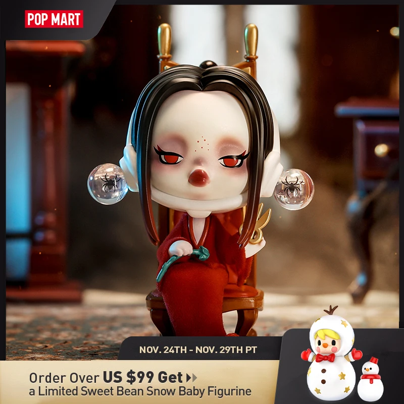 

POP MART Skullpanda x серия Аддамс загадочная коробка 1 шт./12 шт. Новое поступление 28 апреля 12 шт. фотоигрушка