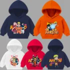 Толстовка Bandai Наруто, свитер, Детская рубашка с длинным рукавом, пальто для мальчиков и девочек, осенний Женский пуловер с капюшоном и флисом
