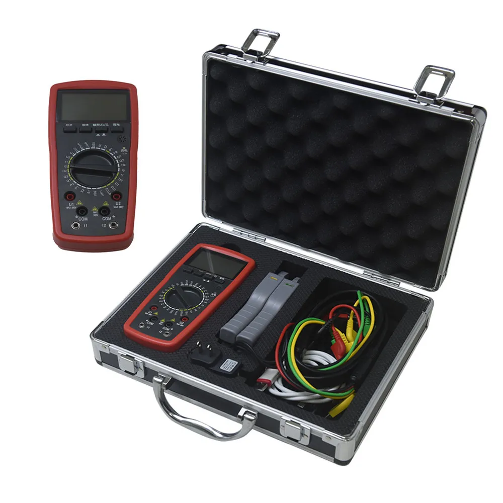 Двойные зажимы цифровой вольтамперметр переменного напряжения 10 мА-10 А