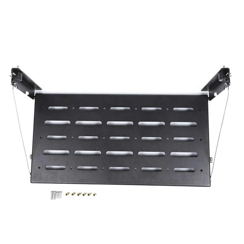 

Tailgate Table Rear Door Foldable Cargo Storage Shelf Storage Rack For Ford Bronco 2021 2022 Accessories, Black