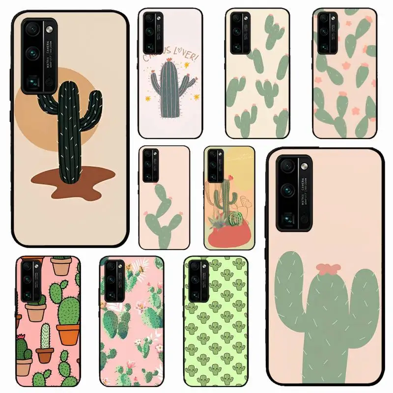 

Cute Cactus Phone Case for Huawei Honor 10 i 8X C 5A 20 9 10 30 lite pro Voew 10 20 V30