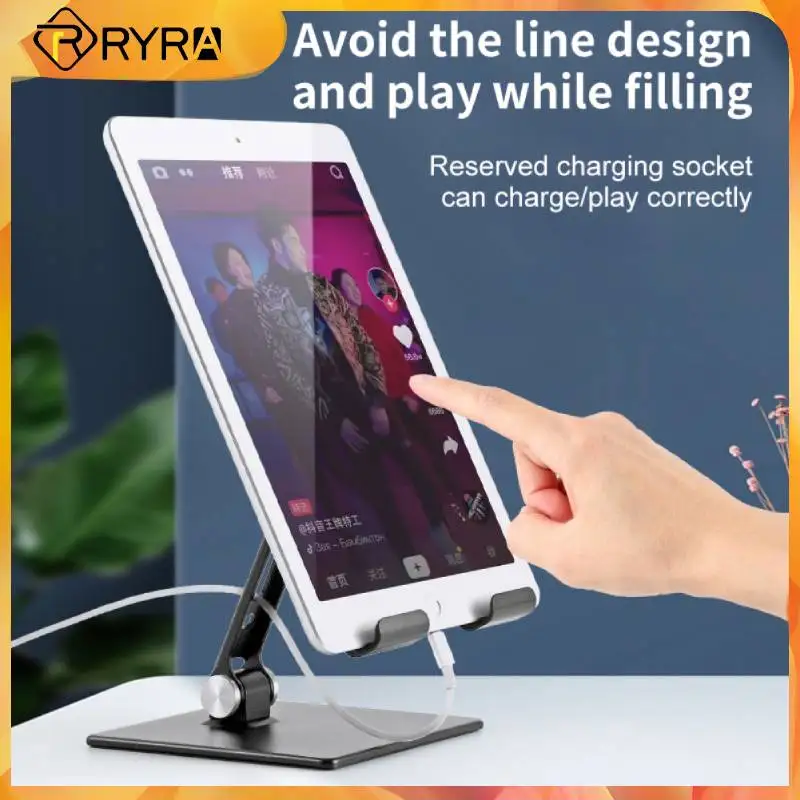 

Настольная подставка для ноутбука RYRA, регулируемый держатель для ноутбука, подставка для рассеивания тепла, полый кронштейн, складная подс...
