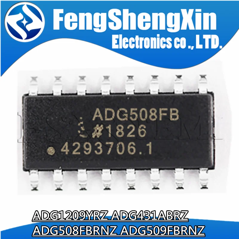 5 шт., чипы ADG1209YRZ ADG431ABRZ ADG508FBRNZ ADG509FBRNZ ADG1209YR ADG431ABR ADG508FB ADG509FB SOP16 IC