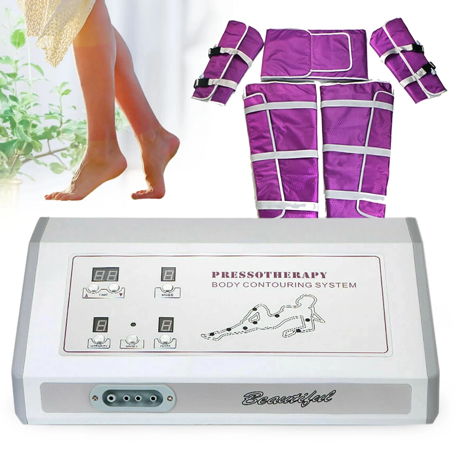 

Weight Loss Heating Pressotherapy Sauna Suit Lymphatic Drainage Air Pressure Massage for Body Relax Face Steamer