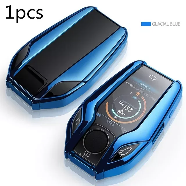 

Organizers Car Herramientas TPU Car Fully Key Case LED Display Key Cover Case for BMW 5 7 series G11 G12 G30 G31 G32 i8 I12 I15