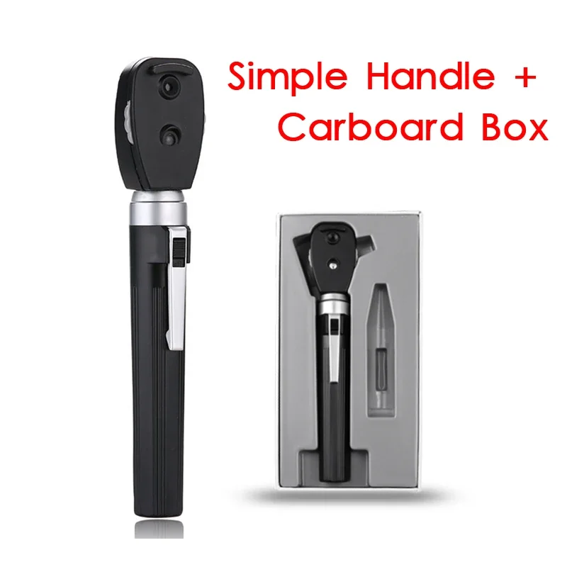 

Светодиодный профессиональный медицинский офтальмоскопический набор с 5 различными аппликациями для ухода за глазами, диагностический офтальмологический набор, портативный прямой офтальмоскоп