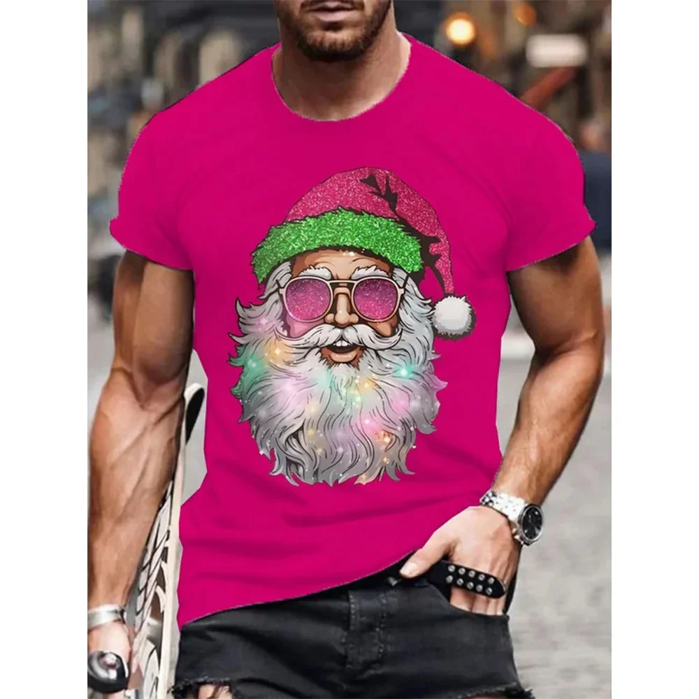 Рисунок 3 - Футболка мужская с принтом Санта Клауса