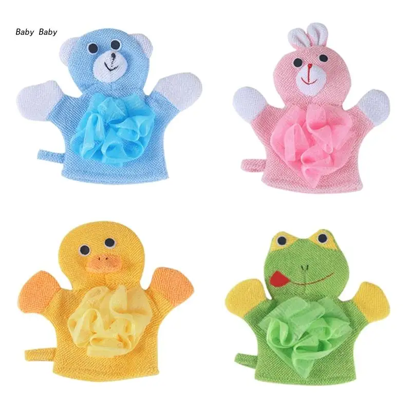 

Милые перчатки для ванны Q81A, щетка для душа, скребок для тела для детей, очиститель кожи, игрушка для ванны