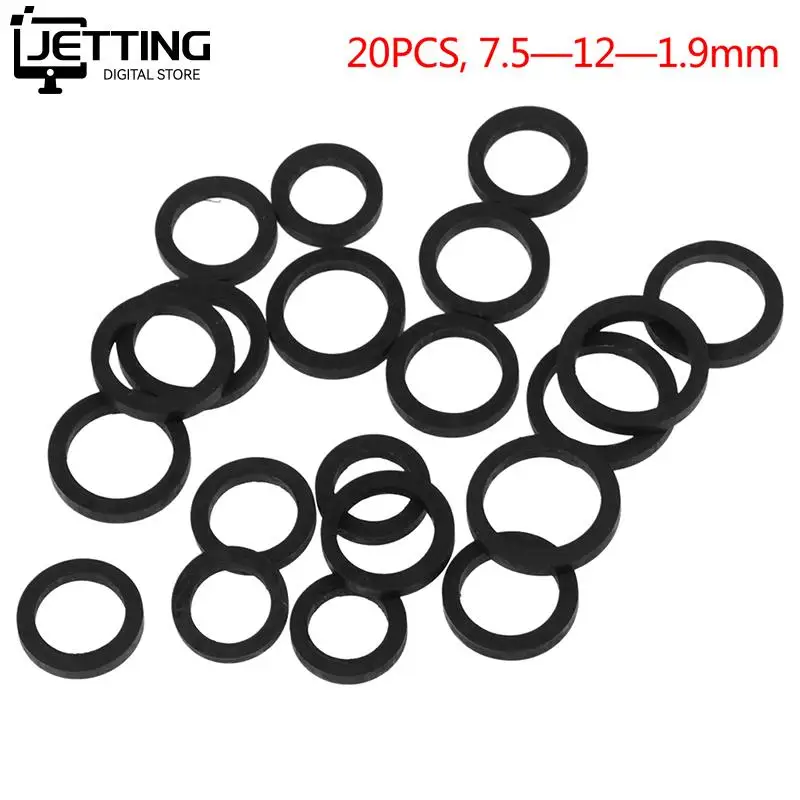 

20PCS Mixed Idle Tire Wheel Belt Loop Ldler Rubber Ring For Cassette Deck Recorder Tape Stereo Audio Player