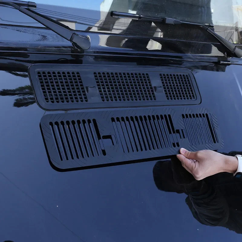 Для Mercedes Benz G Class W463 2019-2022 алюминиевый сплав черный автомобильный передний капот