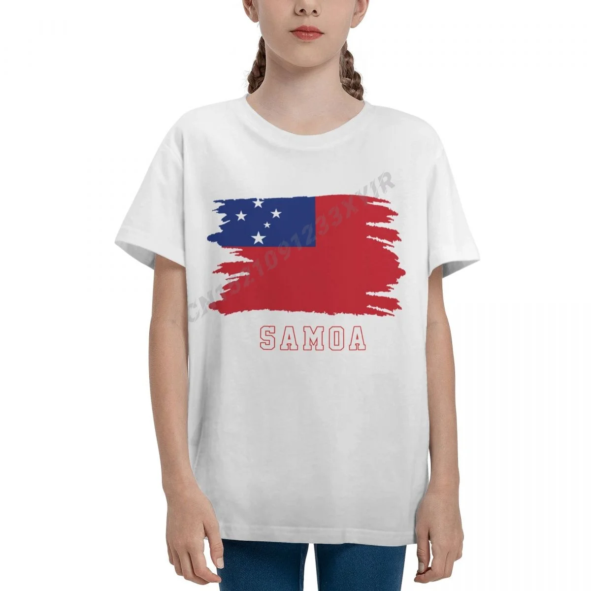 

Детская футболка с круглым вырезом, с коротким рукавом