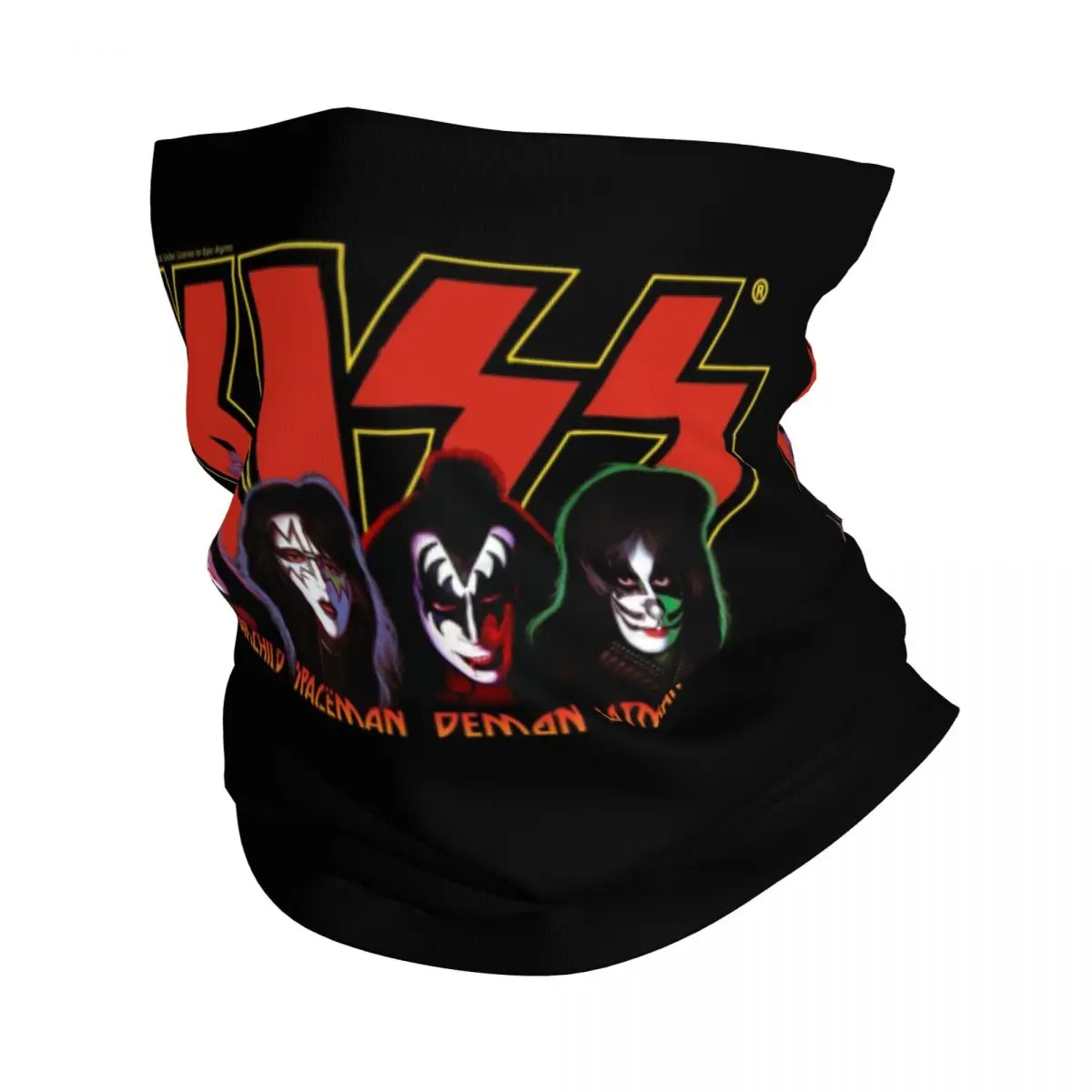 

Шарф-Бандана Kiss Rock Band, Многофункциональный дышащий, музыкальный, бог грома, для взрослых