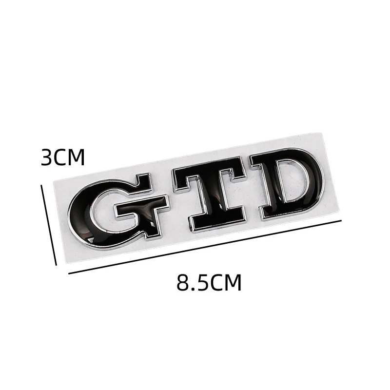 Металлическая 3d-наклейка на багажник автомобиля эмблема переднего гриля GTD
