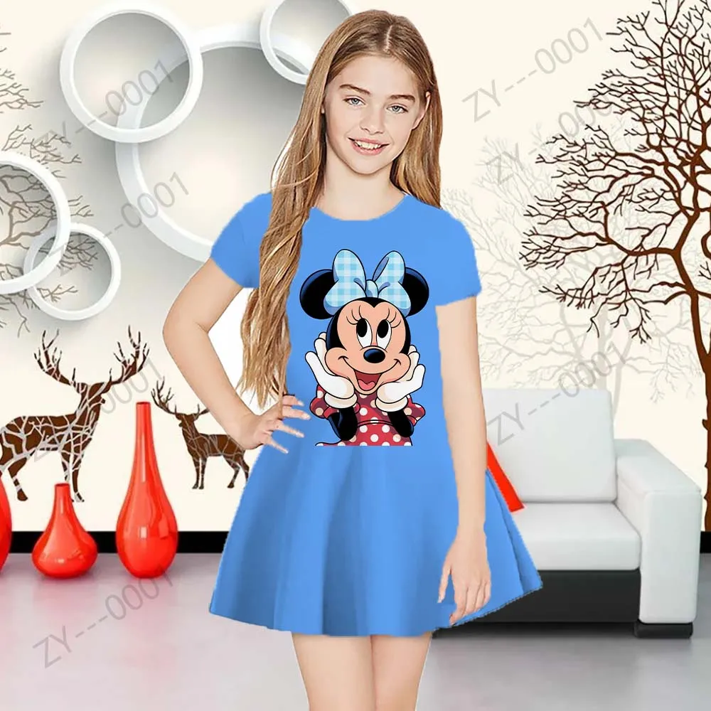 

Mother Kids Dresses for Girls Summer Dresses 2022 Disney Rainbow Dress for Baby Girl Children's Wedding Dress Girls-clothing