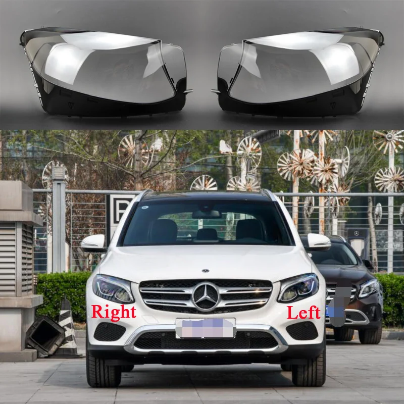 

For Mercedes-Benz W253 GLC GLC200 GLC260 GLC300 2016 2017 2018 2019 Headlamp Lens Cover Headlights Lampshade Glass Lamp Shell