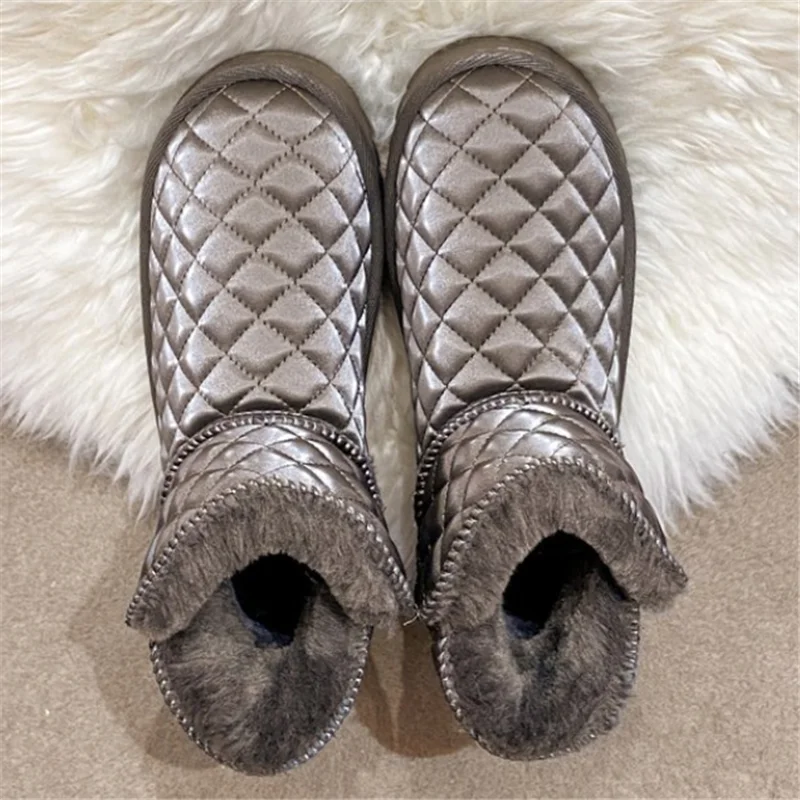 

Женские зимние ботинки большого размера, новый стиль, бархатные утепленные короткие ботинки на плоской подошве, модные теплые ботинки