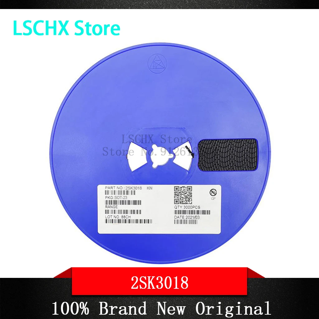 3000 шт. N-канальный MOSFET 2SK3018 100MA/30V KN SOT23 SMD триодный транзистор
