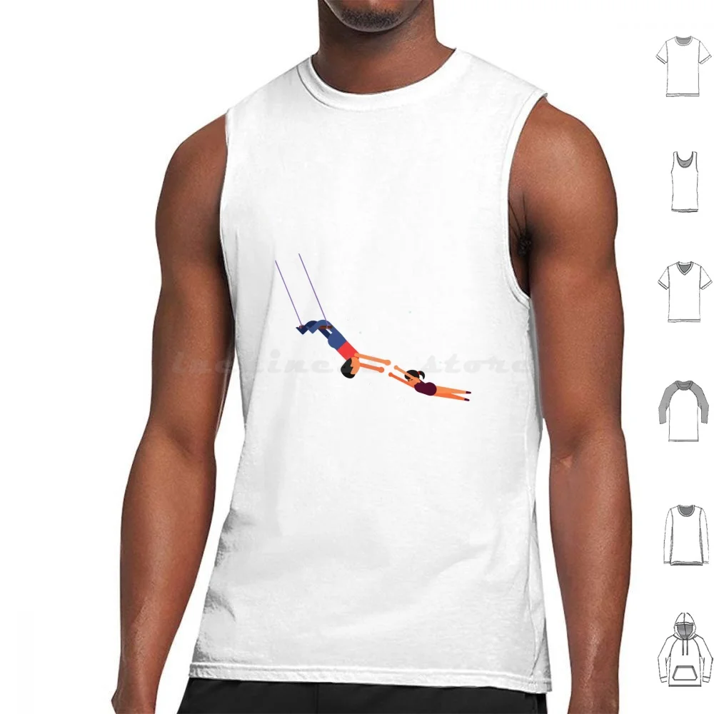 

Gymnast , Aerial Girl , Antigravity Yoga , Circus Love Tank Tops Print Cotton Will Byers Mike Eleven Lucas Dustin