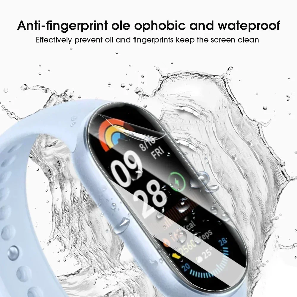 Фото Гидрогелевая пленка из ТПУ, гибкие защитные пленки для экрана для Xiaomi Mi Band 10 9 8 7 NFC Pro, мягкая HD-пленка против царапин для Mi Band 10 9Pro №5