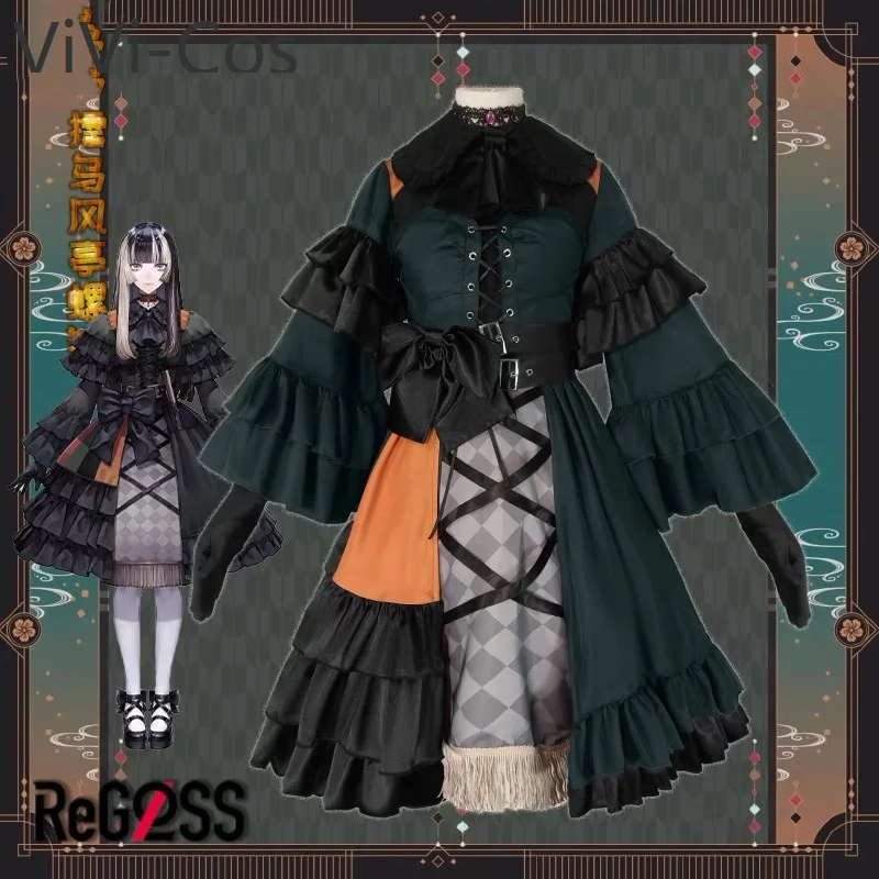 ViVi-Cos Vtuber Jvaauutei Raden платье косплей костюм Cos игры аниме вечерние униформа Хэллоуин