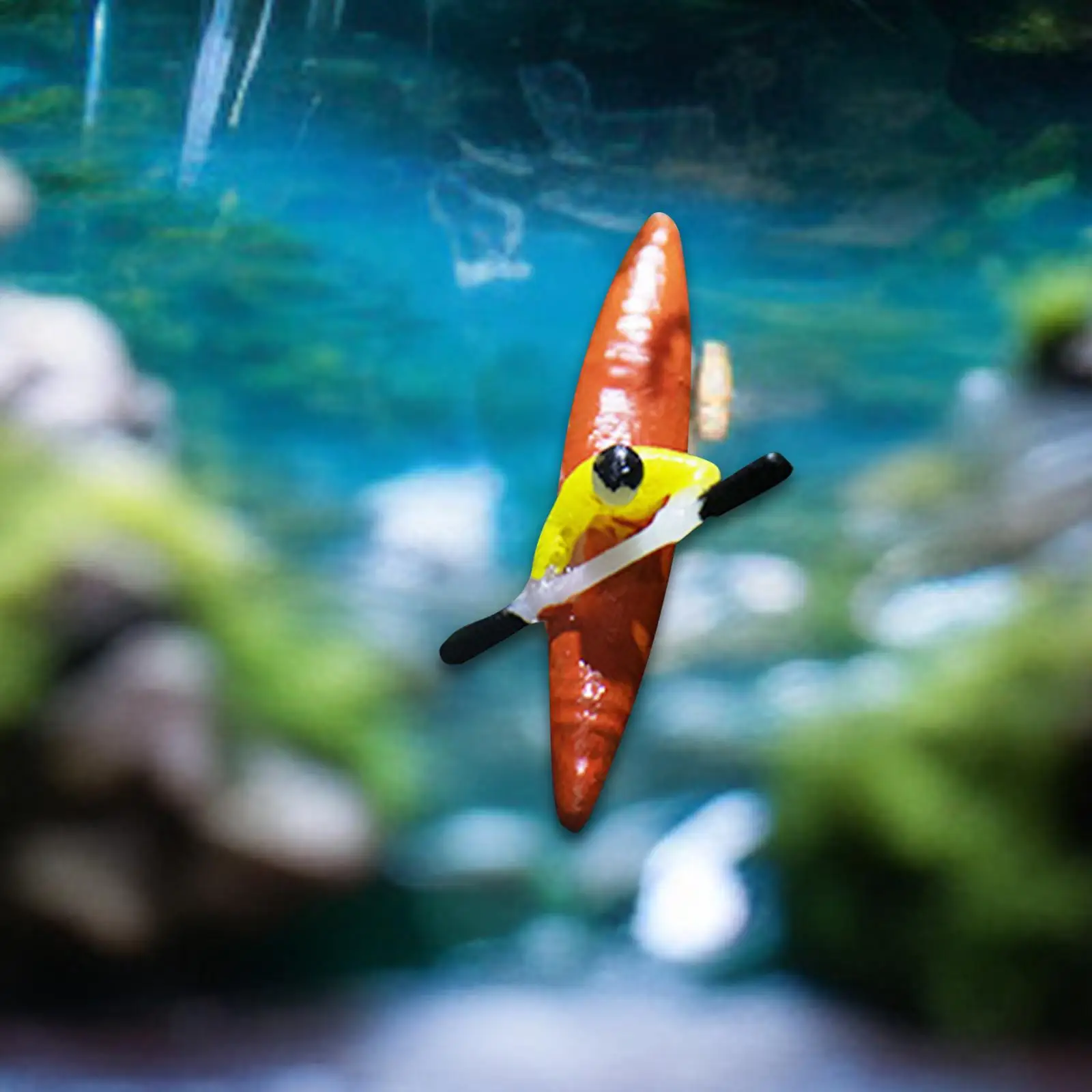 Фигурка Каяка миниатюрное украшение для аквариума во дворе уличный аквариум