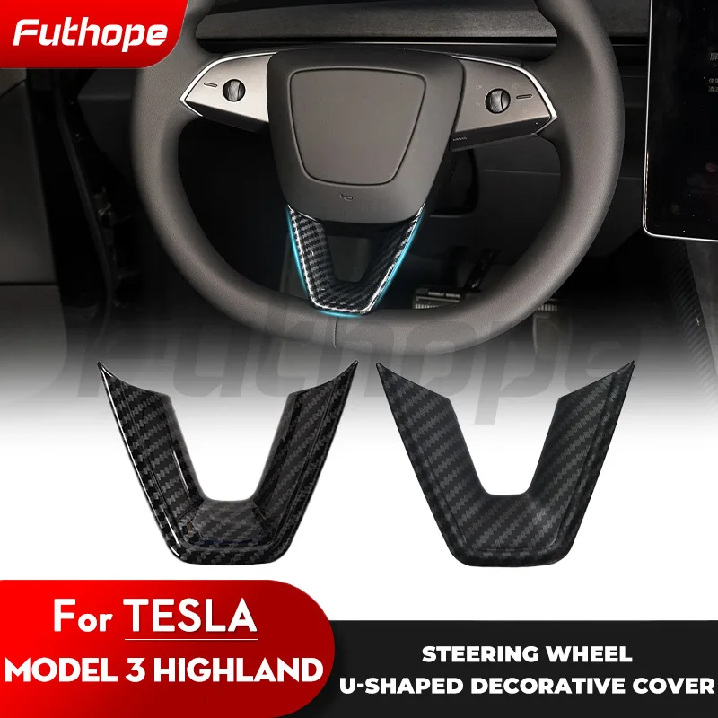 Наклейка На Обод Futhope U-образной Формы Для Tesla Model 3 Highland Абс-пластик