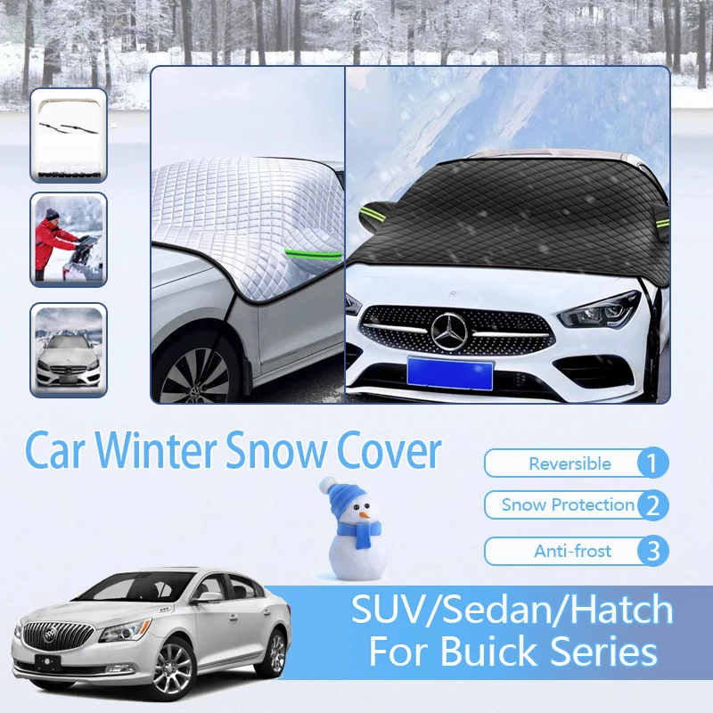 

Автомобильные зимние защитные стекла для снега и льда серии Buick, защита от снега, полностью закрытые ветрозащитные стекла, снежные крышки, двухсторонние автомобильные аксессуары