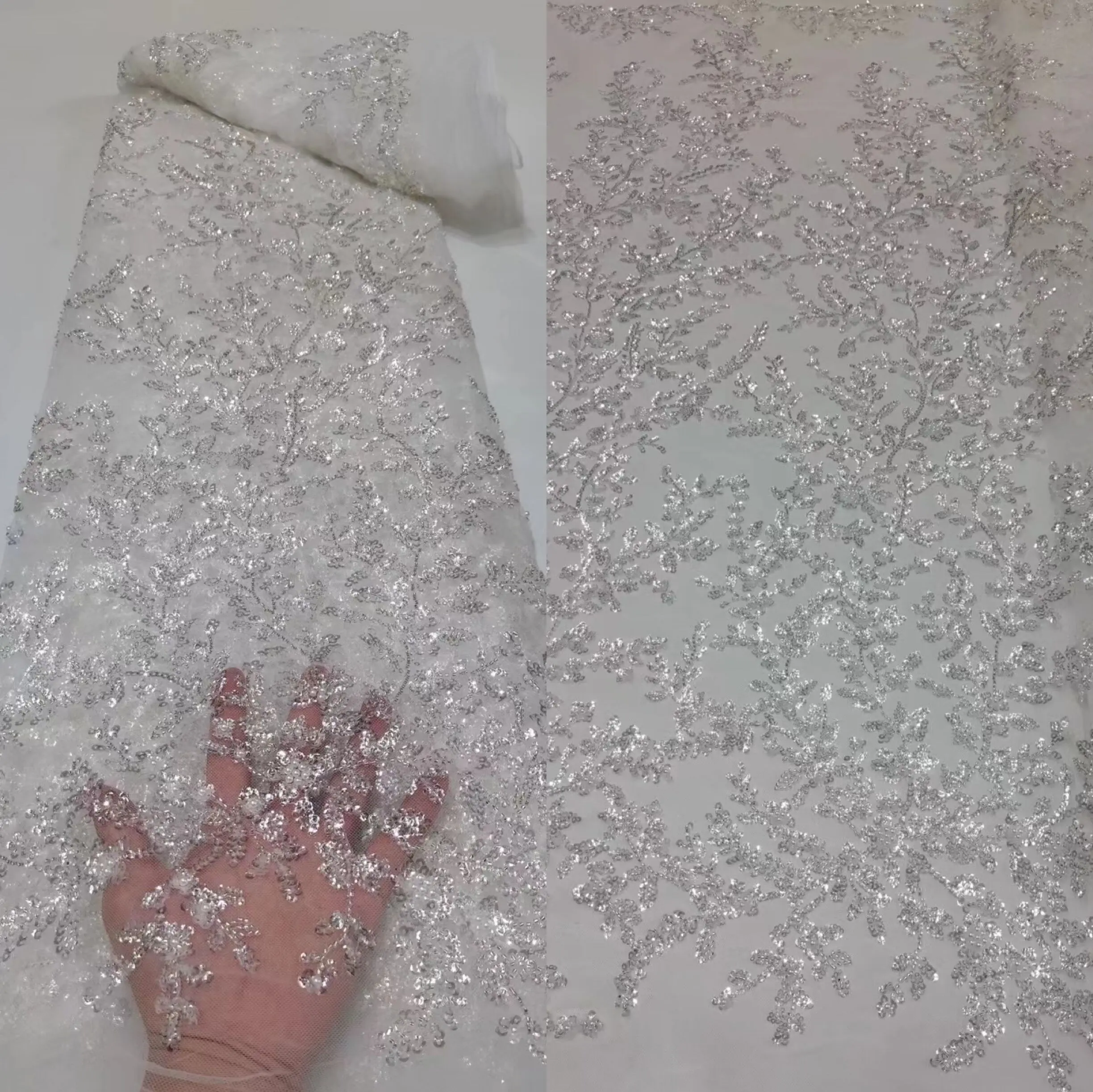 

Кружево в африканском стиле, Африканское французское Тюлевое кружево с бусинами, африканская кружевная ткань, нигерийская кружевная ткань для свадьбы