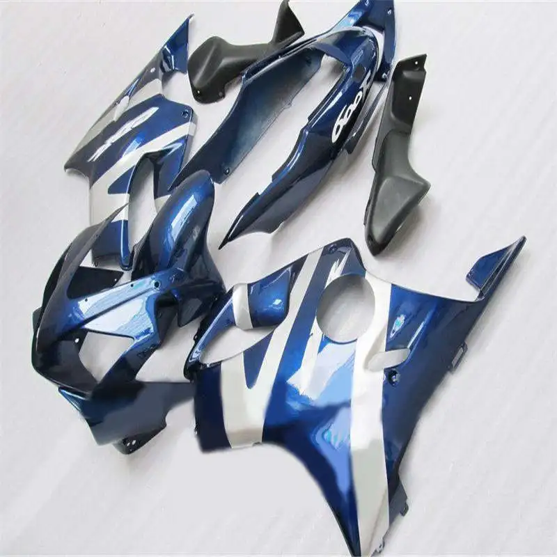 

H-On Sale!! Blue white Fairing for CBR600F4I 04-07 CBR600 F4I 2004-2007 CBR 600 F4I 04 05 06 07.Toiletry kits injection