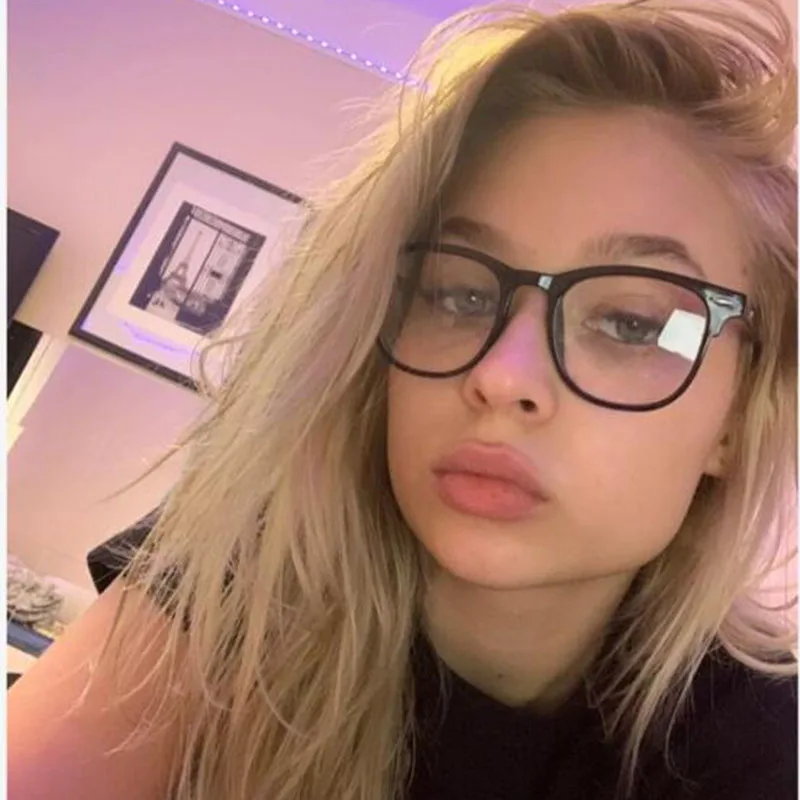 Повседневные прозрачные очки для женщин и мужчин винтажные с защитой от синего