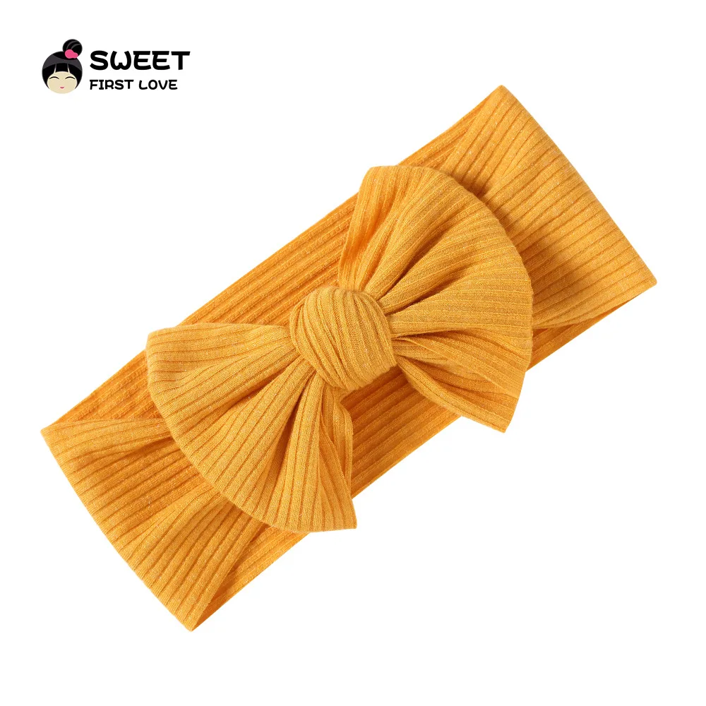 

Newborn baby headband Elastic Knit Soft Nylon Kids Headwear Hair Accessories