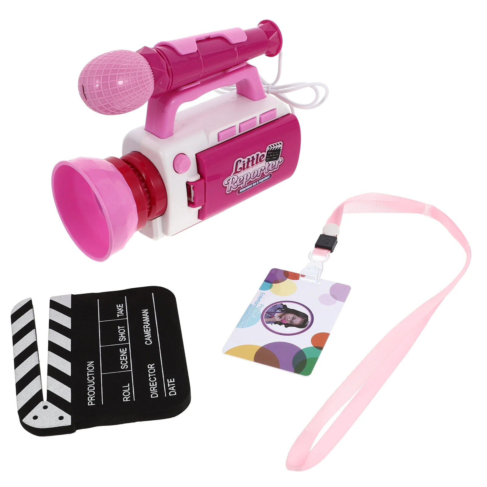 

Camera Toy Fake Model Microphone Interactive Kids Plaything Abs Role-play Interesting