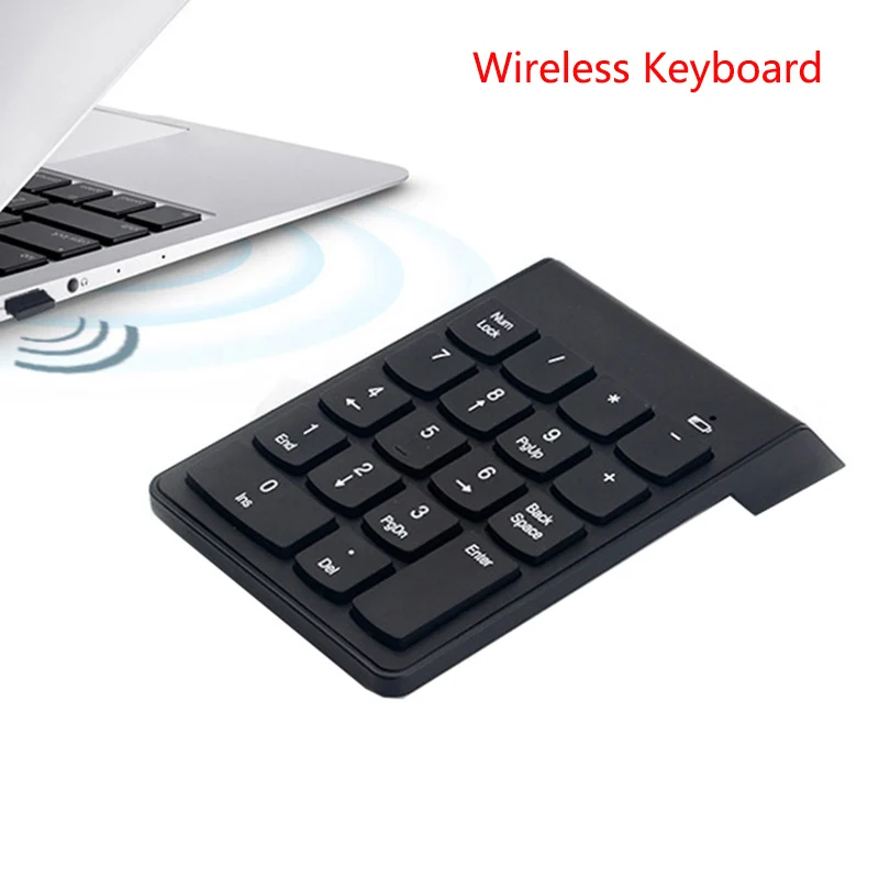 Цифровая клавиатура 2 4G Беспроводная USB-клавиатура с цифрами 18 клавиш для