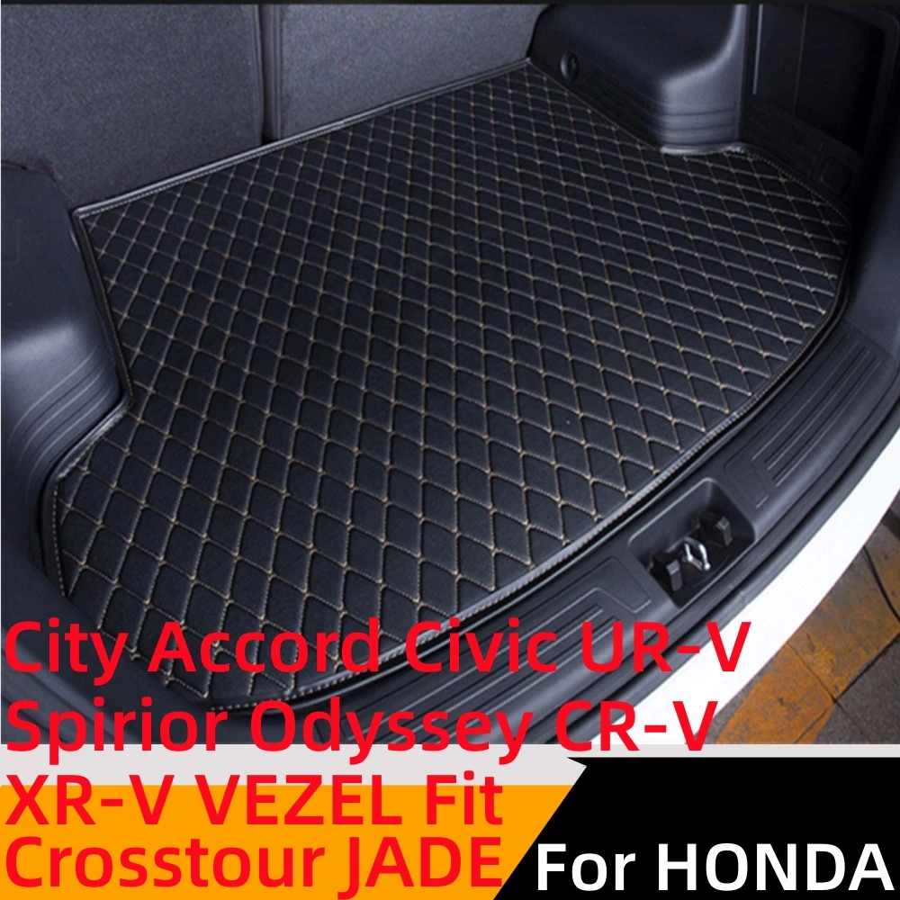 

Sinjayer Car Trunk Mat Tail Boot Luggage Pad Carpet For HONDA CRV CR-V Fit UR-V City Accord Civic Spirior Odyssey Crosstour JADE