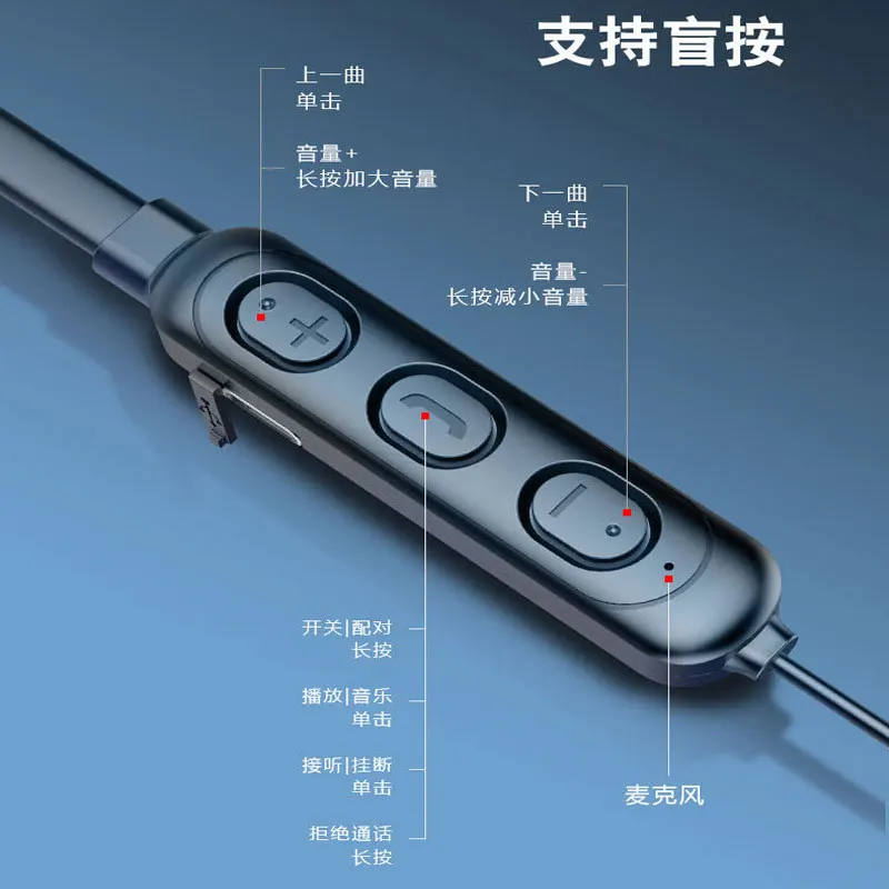 Мобильный телефон Bluetooth наушники и шейные Стерео шумоподавление универсальные