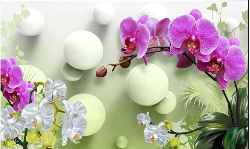 

Custom photo wallpaper for walls 3 d murals Modern Rural flowers