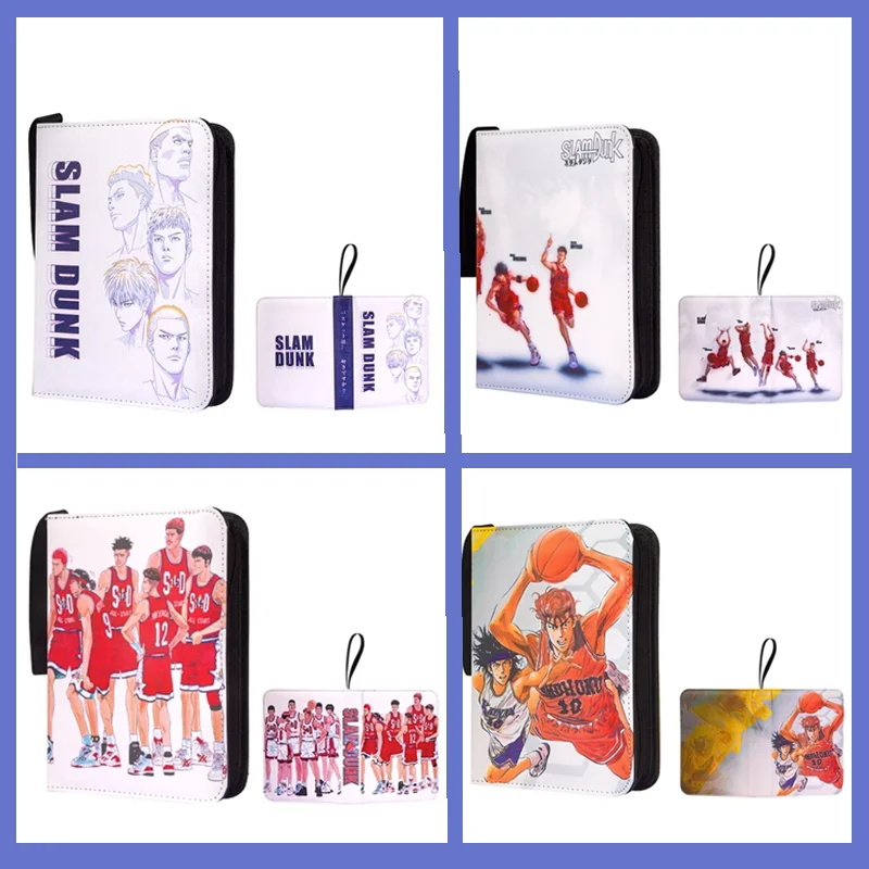 

Брошюра с карточками SLAM DUNK Sakuragi Hanamichi 4 Palace Grid 9 Palace Grid Leather на молнии, роскошная Коллекционная брошюра с карточками