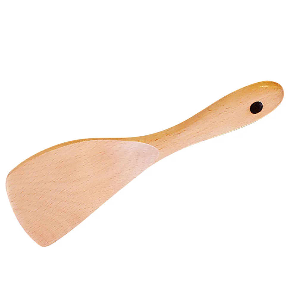 

Rice Spoon Kitchen Paddle Spatula Ladle Cooking Wooden Scoop Non Stick Cooker Serving Wood Potato Server Scooper Utensil