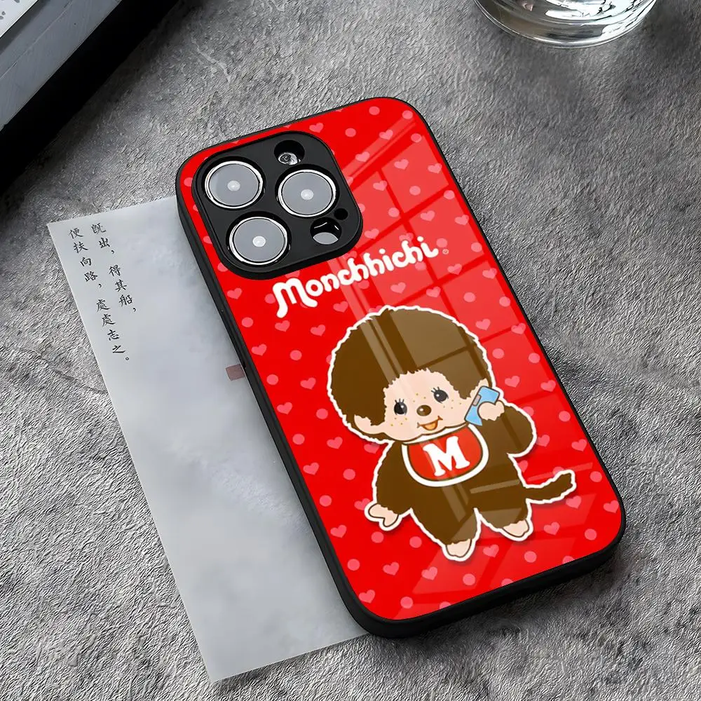 Чехол для телефона Cartoon M-Monchhichis IPhone 14 Pro Max 15 Plus 12 11 13 Mini X XR XS 16 SE 2020 чехол из