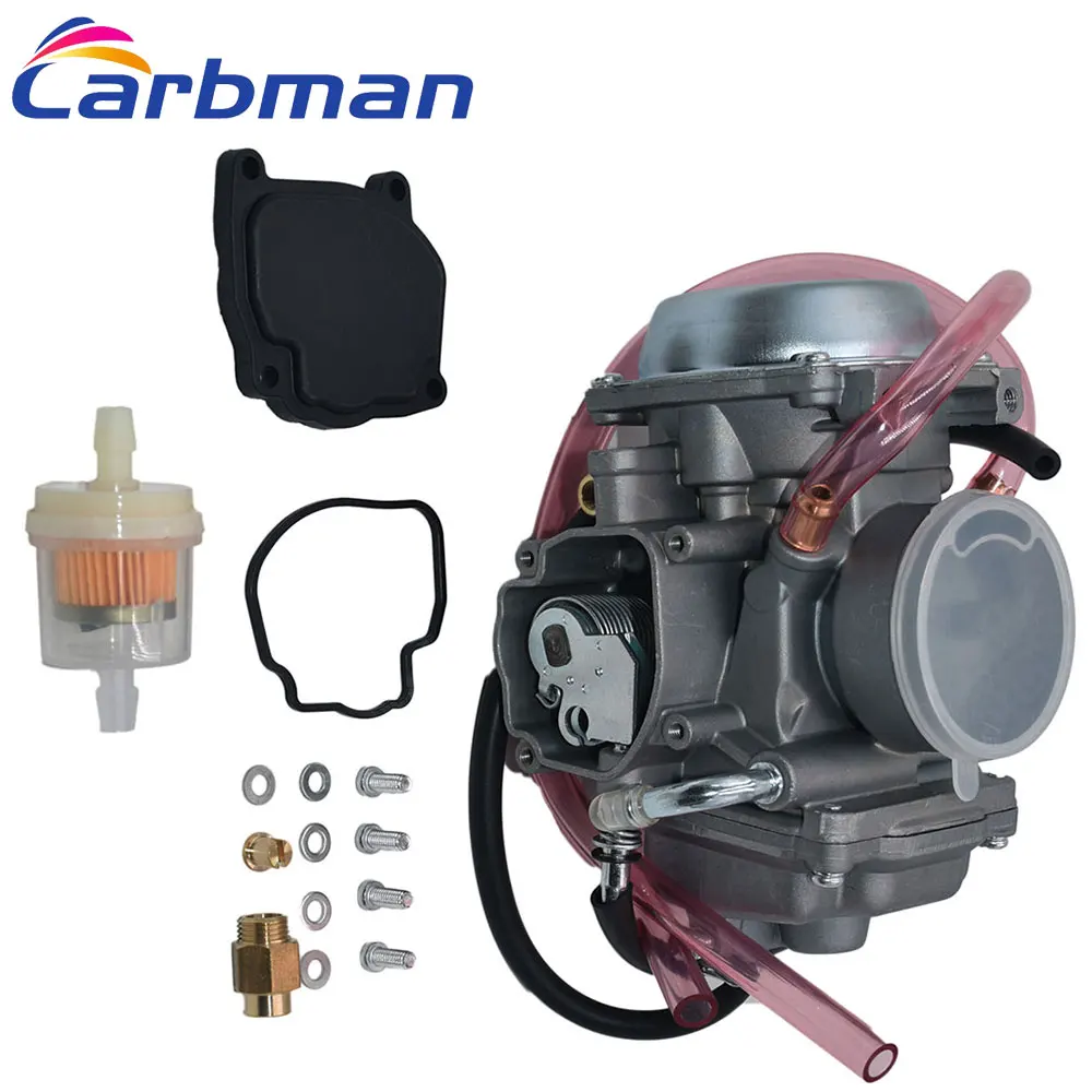 

Carbman Carburetor For Suzuki Quadrunner 500 LT-F500F LTF500F 4X4 1998 1999 2000 20001 2002 Carb