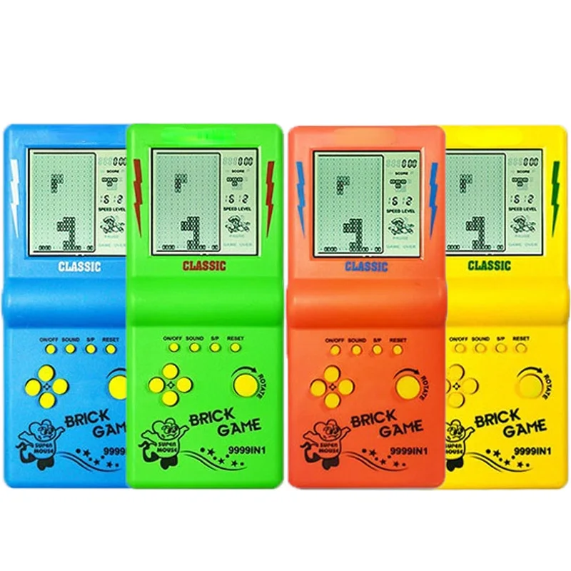 1pcs Toys Pocket Game Console Classic Childhood Gift Portable Game Console BRICK GAME Handheld Game Players Electronic Game
