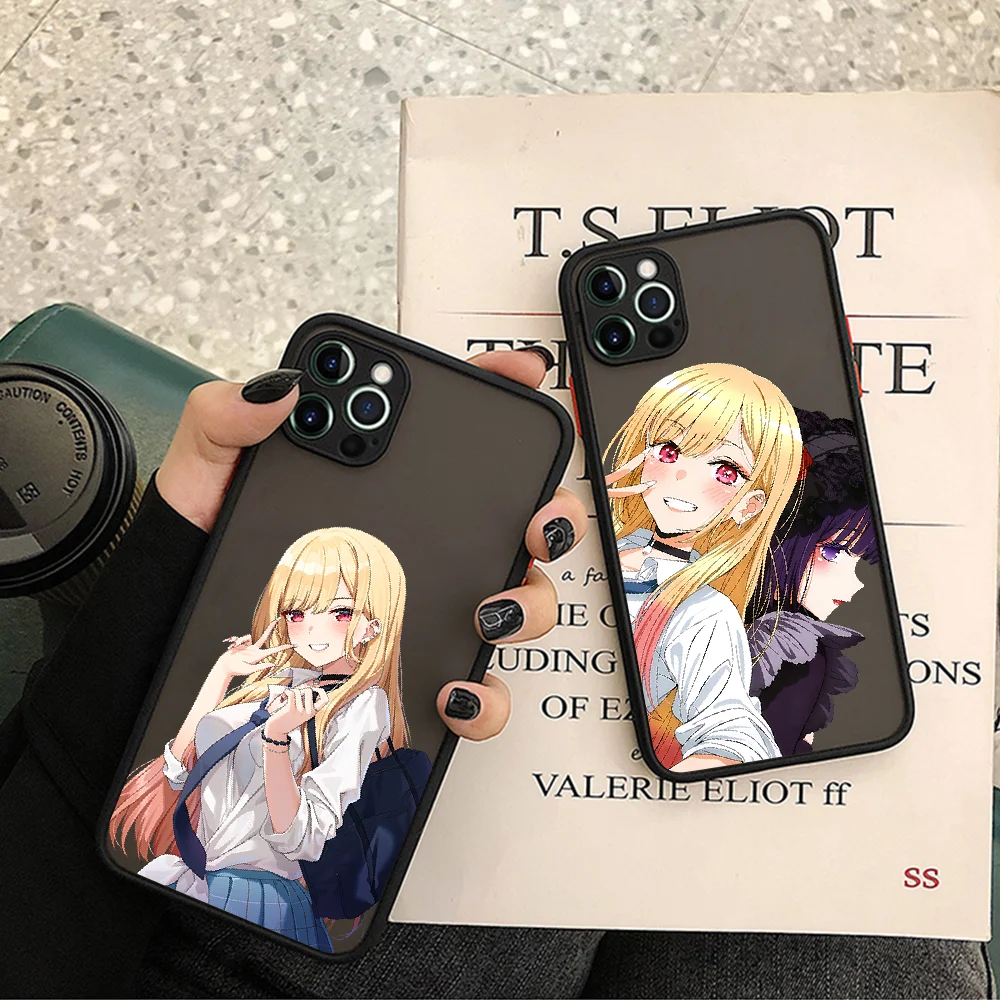 Kitagawa Марин чехол для iPhone 13 12 11 Pro Max XR XS X 7 8 Plus SE Мини Роскошный силиконовый бампер