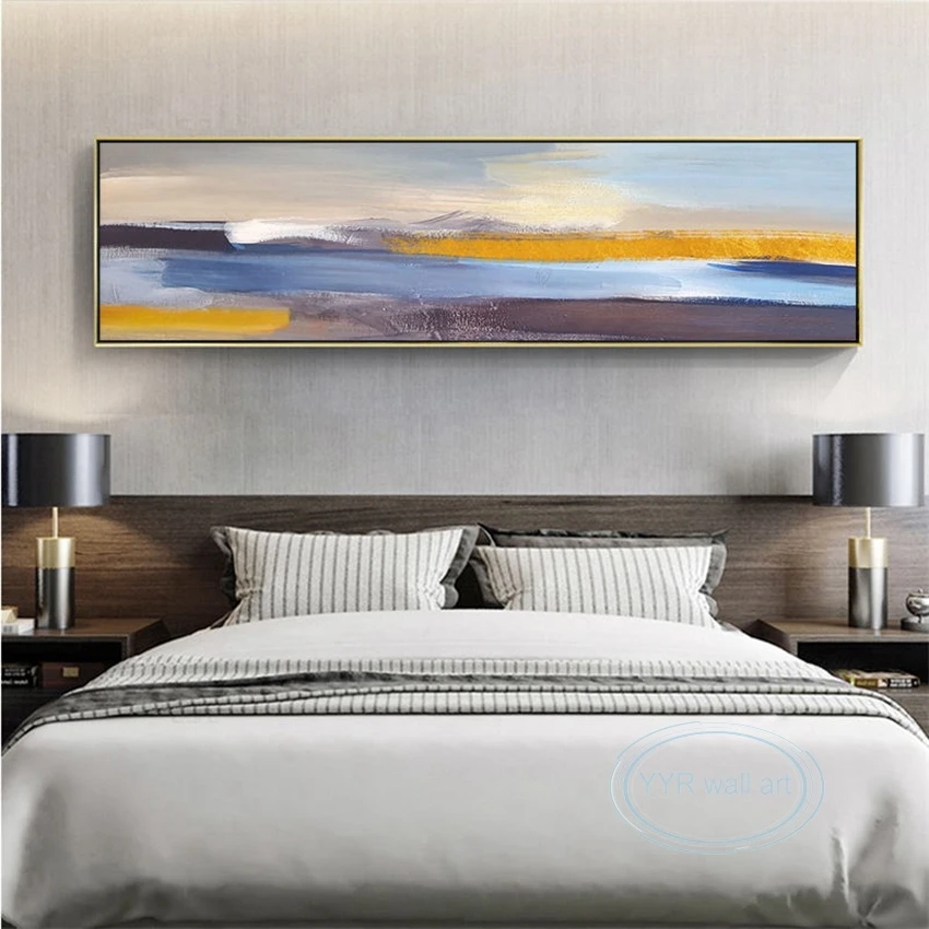 

Bedroom Decor Picture Abstract Wall Art Poster Handmade Oil Painting Home Aesthetics Canvas Mural Living Room Sofa Custom Image