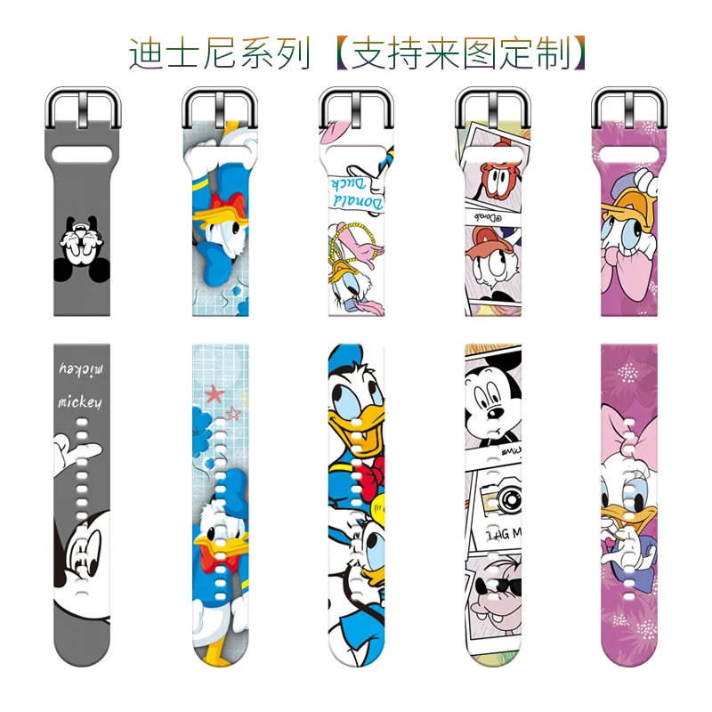 Ремешок для часов Disney Mickey Minnie для Huawei watch 2Pro GTGT2 Samsung galaxy watchactive2gear sports3 Sz, классический ремешок 20 мм, 22 мм (art.: 3920d7c6061af) - 3920d7c6061af