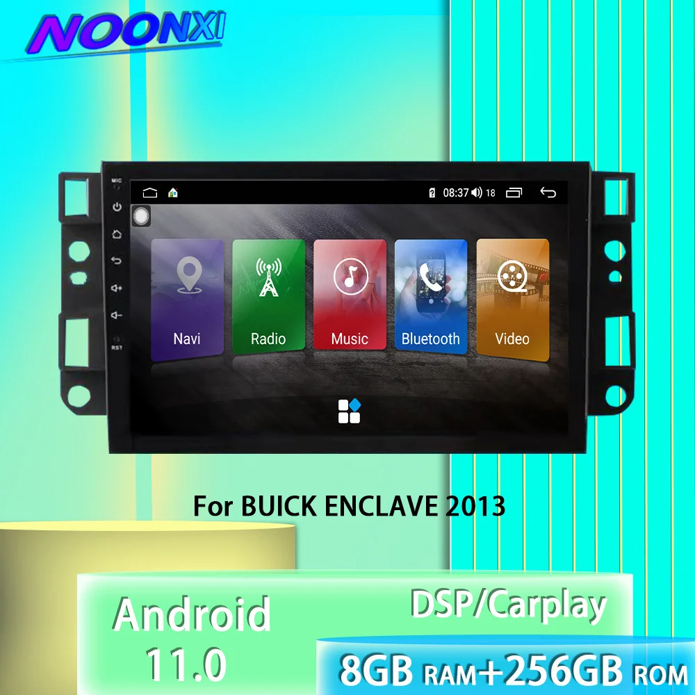 

8+256G Android 11 For BUICK Enclave 2013 Car Radio Stereo Multimedia Player DVD Bluetooth GPS Navigation Carplay Head Unit 2 Din