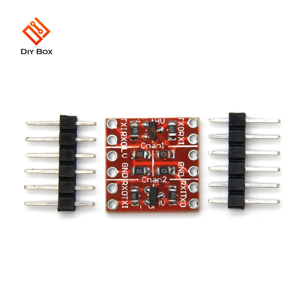 

2-канальный преобразователь логического уровня 3,3 В 5 в TTL двунаправленный преобразователь с контактом для Arduino