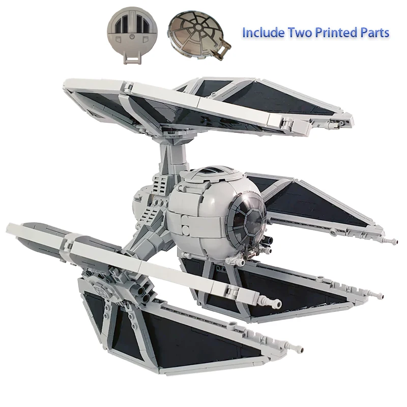 S Imperial Tie Defender/ D Fighter Star Plan Space Bricks Se