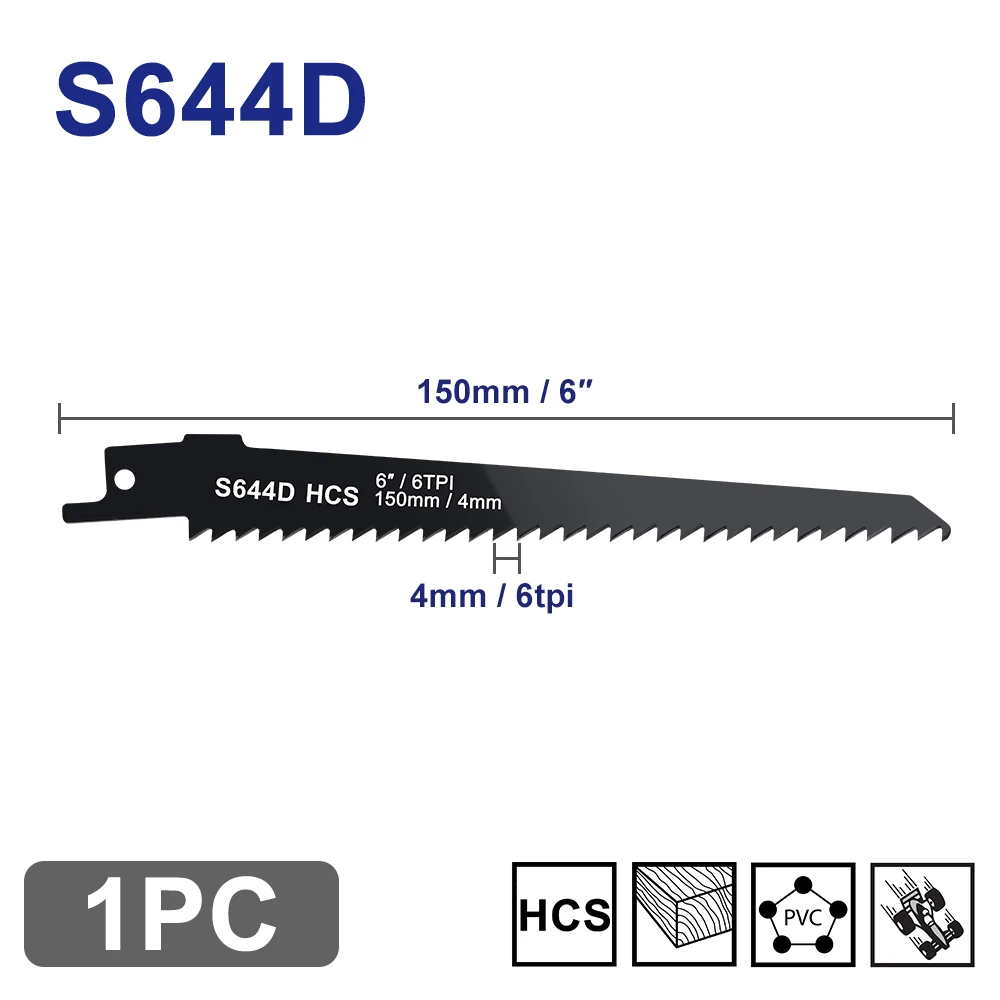 

XCAN полотна для сабельной пилы S644D 6 дюймов 6TPI