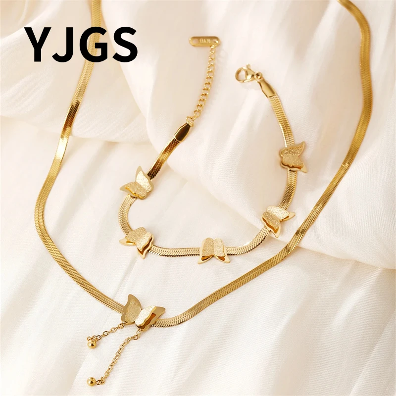 YJGS 1 комплект изысканных и модных японских корейских медных бабочек