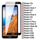 Закаленное защитное стекло 9D для Xiaomi Redmi 7A 6A 5A S2 Go K20 K30 K30i Redmi 5 Plus Note 5 6 7 Pro